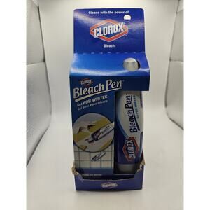 Lot of 6 ~ Clorox Bleach Pen Gel For Whites Dual Tipped ~ Discontinued ~ Sealed!